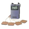 LG-TEC Dual Combo TENS Unit and Muscle Stimulator System with Carrying Case, Electrodes, and Battery Included