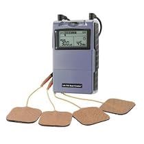 LG-TEC Dual Combo TENS Unit and Muscle Stimulator System with Carrying Case, Electrodes, and Battery Included