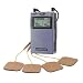 LG-TEC Dual Combo TENS Unit and Muscle Stimulator System with Carrying Case, Electrodes, and Battery Included