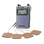 LG-TEC Dual Combo TENS Unit and Muscle Stimulator System with Carrying Case, Electrodes, and Battery Included