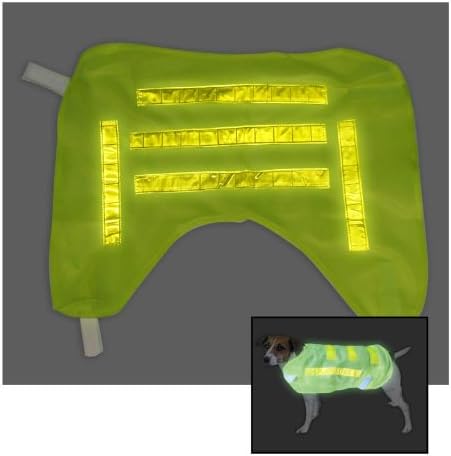 High-Visibility Pet Safety Vest for Dogs - Fast On/Off - Fits Most Dogs