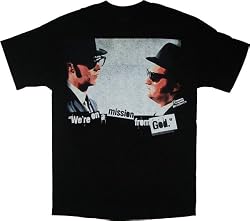 Blues Brothers Mission From God Black T-Shirt Tee