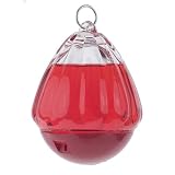 Opus 447-12 Garden Song 10-Ounce Glass Hummingbird Feeder