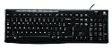 Logitech K200 USB Tastatur schnurgebunden schwarz