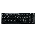 Logitech K200 Tastatur USB schnurgebunden schwarz OEM (deutsches Tastaturlayout, QWERTZ)