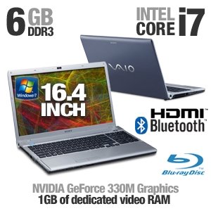Sony VAIO(R) VPCF125FX/H F Series 16.4 Notebook PC - Titanium Gray