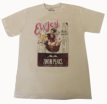 Twin Peaks Outfitters Men's Short Sleeve T-shirt Large Tan