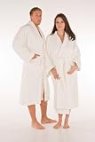 Produkt-Bild: Bademantel Sauna-Badem&auml;ntel Schalkragen Frottee "Oregon" f&uuml;r Damen & Herren Farbe weiss, Gr&ouml;sse S