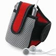 Sportband with case for Ipod Video/Mp3/Cell phones, Red