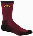 Darn Tough Merino Wool Micro Crew Sock Cushion,Lava,Large