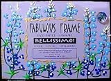 Texas Bluebonnets Design - Hand Painted - Frame - 5 x7 - Rectangle Photo Opening