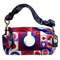 COACH SATIN RESORT GRAPH OP ART SIGNATURE BAG 13219