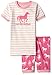 Hatley Girls' Classic Horses Short P.j. Set
