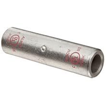 Morris Products 93234 Long Barrel Compression Splice, Aluminum, Pink Color Code, 500mcm Wire Range