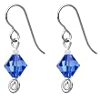 Titanium September Birthstone Earrings Made with SWAROVSKI ELEMENTS