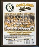 Oakland Athletics 1973 World Series Champions Team 13x16 Plaque