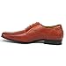 Ferro Aldo Brown Herringbone Snipe Toe Men's Dress Shoes Lace up Oxfords 19277b