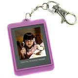 Digital Photo Frame 1.5 LCD Picture Album Keychain - Pink