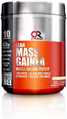 Optimal Results Lean Mass Gainer, Vanilla Icing, 1.9 Pound