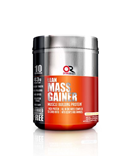 Optimal Results Lean Mass Gainer, Vanilla Icing, 1.9 Pound