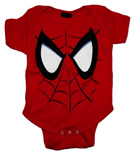  Spider Man spiderman Webbed Face Marvel Comics Baby Creeper Romper Snapsuit