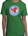 ALL YOU NEED IS LOVE Peace Pigment Dyed Adult T-shirt - Kelly Green Color, Medium
