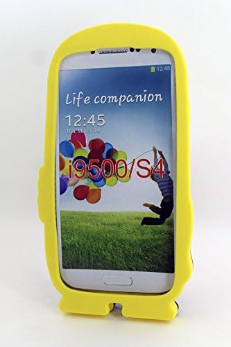 TSL Yellow Minions One Eye Despicable Me 3D Soft Silicone Phone Case Cover for Samsung Galaxy S4 I9500 (Color shown as the picture)