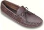 Minnetonka Men's Ruff Leather Double Bottom Softsole Moccasin Dark Brown Size 10