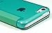 Bastex Heavy Duty Hybrid Case for iPhone 5C, 5th Generation - Mint Teal Snap On Shell w/ Leather Cover