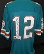 Bob Griese Autographed Authentic Miami Dolphins Russell Jersey with "HOF 90" inscription ~ Vintage Throwback