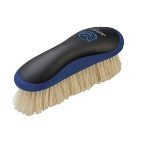  Oster Equine Care Series Finishing Brush, Soft Bristle, Natural Hog Hair, Blue