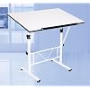 Art/drawing/craft Table, White, Tilt and Height Adjustable