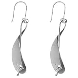 Buy Sterling Silver Teardrop Music Note Earrings - Artisan Handcrafted in Mexico by SkyeSterling
