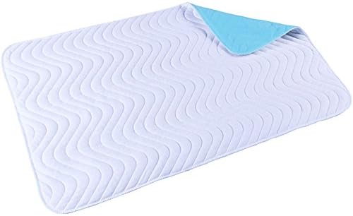 EMUCLAW Five Layers Extra Absorbent Waterproof Underpad 14"X18" for Stroller / Crib - Machine Washable Reusable - Velvet Surface Quilted