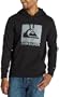 Quiksilver Men's All Access Fleece Hoody,Black,Large