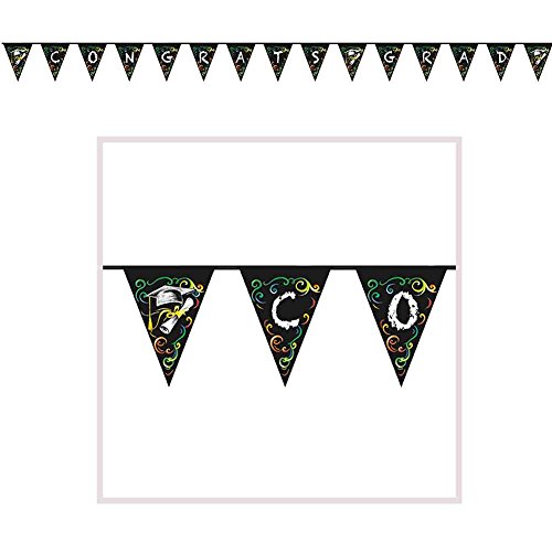14ft Chalkboard Graduation Pennant Banner