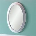 Decolav 9805-WH Wood Frame Mirror, White