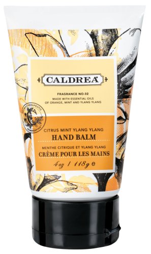 Caldrea Hand Balm, Citrus Mint Ylang Ylang , 4-Ounce Tubes (Pack of 6) by Citrus Oils