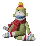 Jo Jo - Monkeez Medium Size 13 Inch Acrylic Yarn Sock Monkey