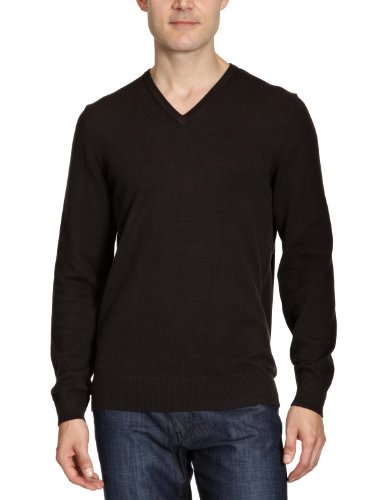 ESPRIT Collection Herren Pullover/ Lang N34350, Gr. 54 (XXL), Braun (chocolate brown melan Preisvergleich