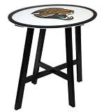 Jacksonville Jaguars Wooden Pub Table With Glass Top