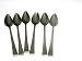 6 Harley grapefruit spoons with serrated edged bowl