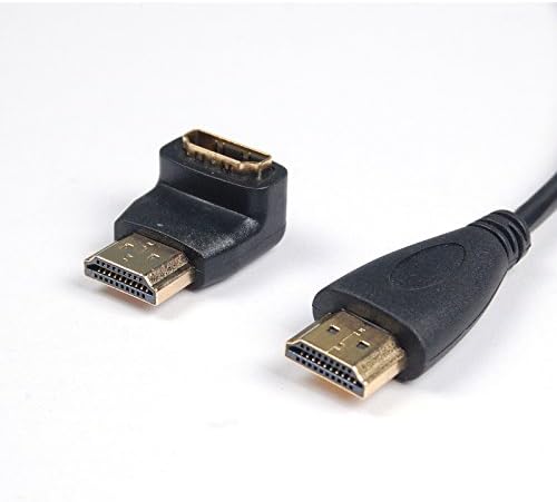16.5 Feet/5M High Speed HDMI Cable + Right Angle Adapter