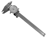 uxcell　ダイヤルノギス　マイクロメータ　カリパス　メタル　多機能　 1 個ノギス　1 個ケース