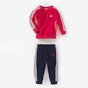 Jogging en molleton ensemble enfant b&eacute;b&eacute; fille 12/18 mois ADIDAS