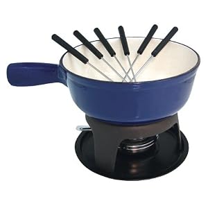 Le Cuistot Cheese Fondue Set 8.25 Inches - Blue by 