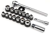 Tradespro 835134 SAE and Metric 3/8-Inch Drive Socket Set, 2-Piece [並行輸入品]