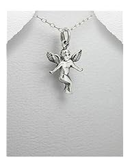 Angel Pendant Necklace In 92.5 Sterling Silver