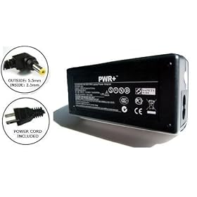 PWR+ Laptop Charger Ac Adapter Power Supply Cord for Toshiba Satellite A100 A105 A200 A205 A210 A215 A305 A505 A 100 105 200 205 210 215 305 505 M35 M70 M305 M505 M 35 70 305 505 2430 2435 L100 L305 L 100 305 (Doesn't fit A105-S4XXX Series)