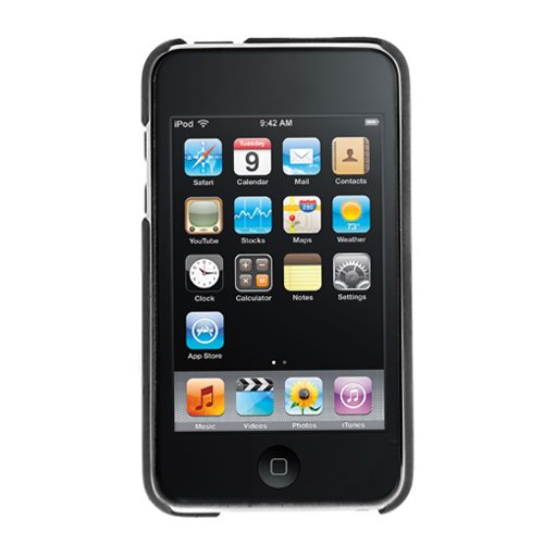 GTMax Durable Rubberized Slim Fit Back Hard Cover - Black for Apple Ipod Touch 2rd / 3rd Generation image
